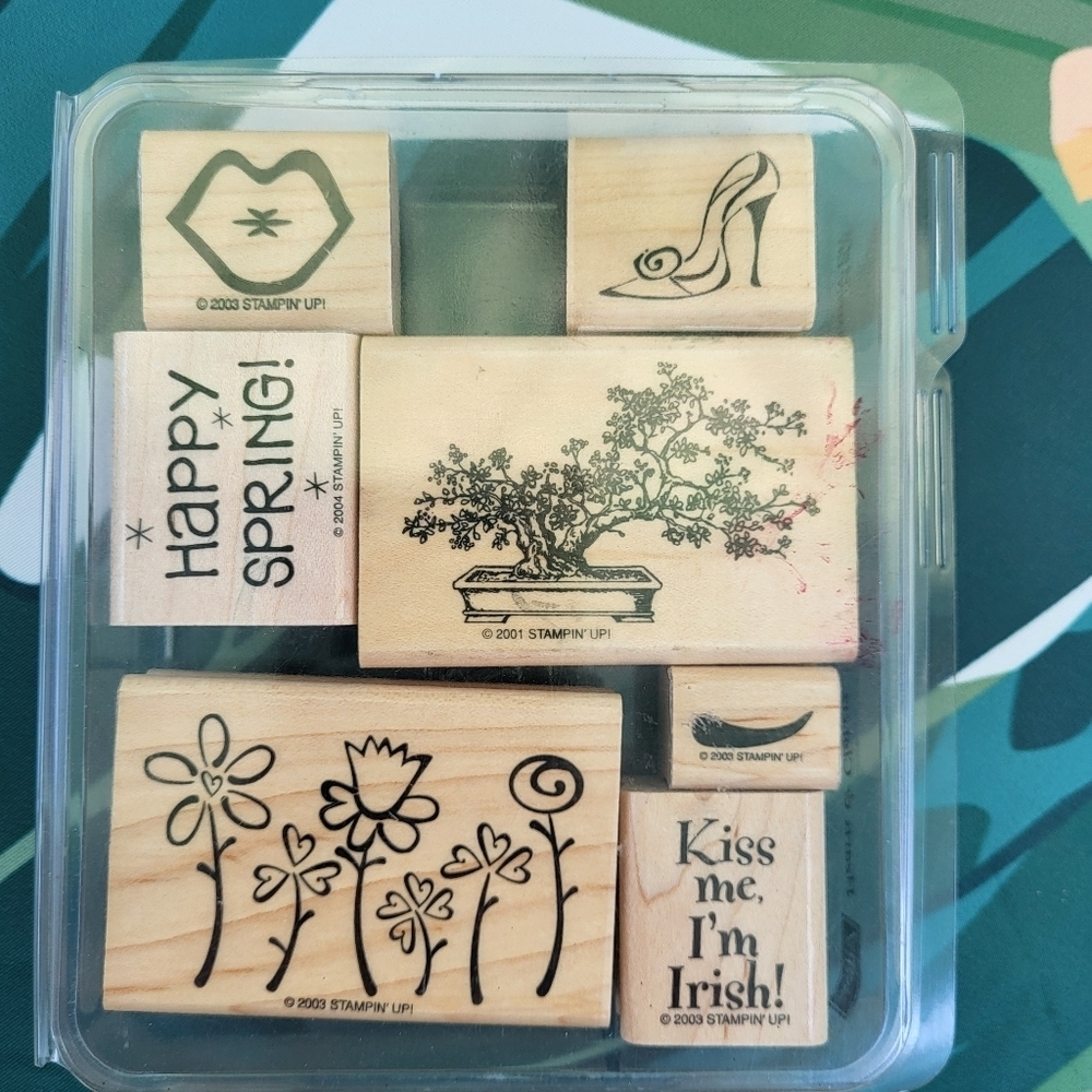Wood block stamps